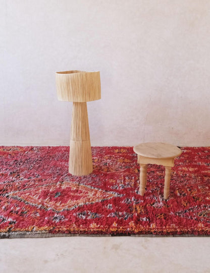 Red Collector Moroccan Wool Rug 12 x 6.3 ft / 367 x 194 cm