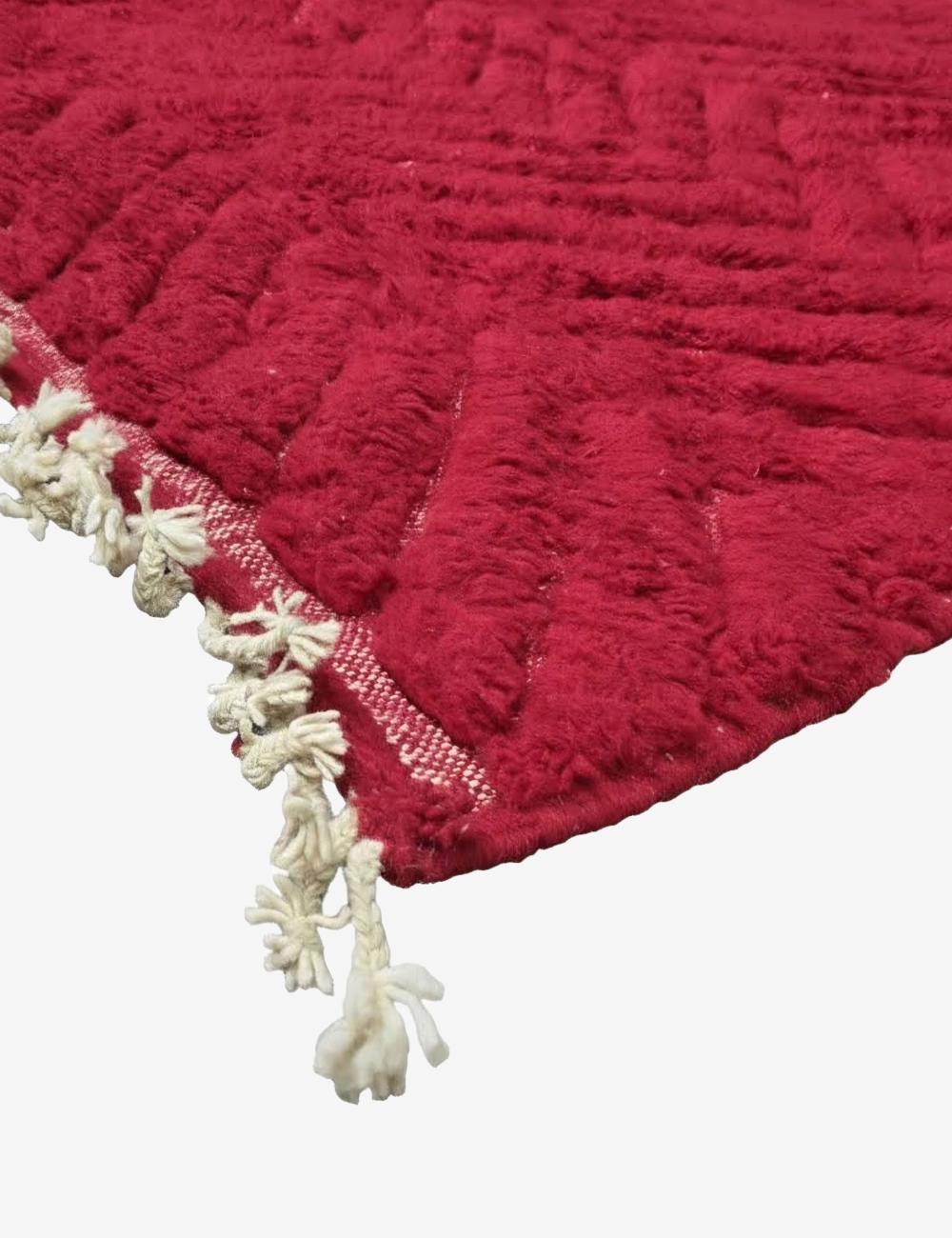 Red Moroccan Rug 9.8 x 8.2 ft / 300 x 250 cm