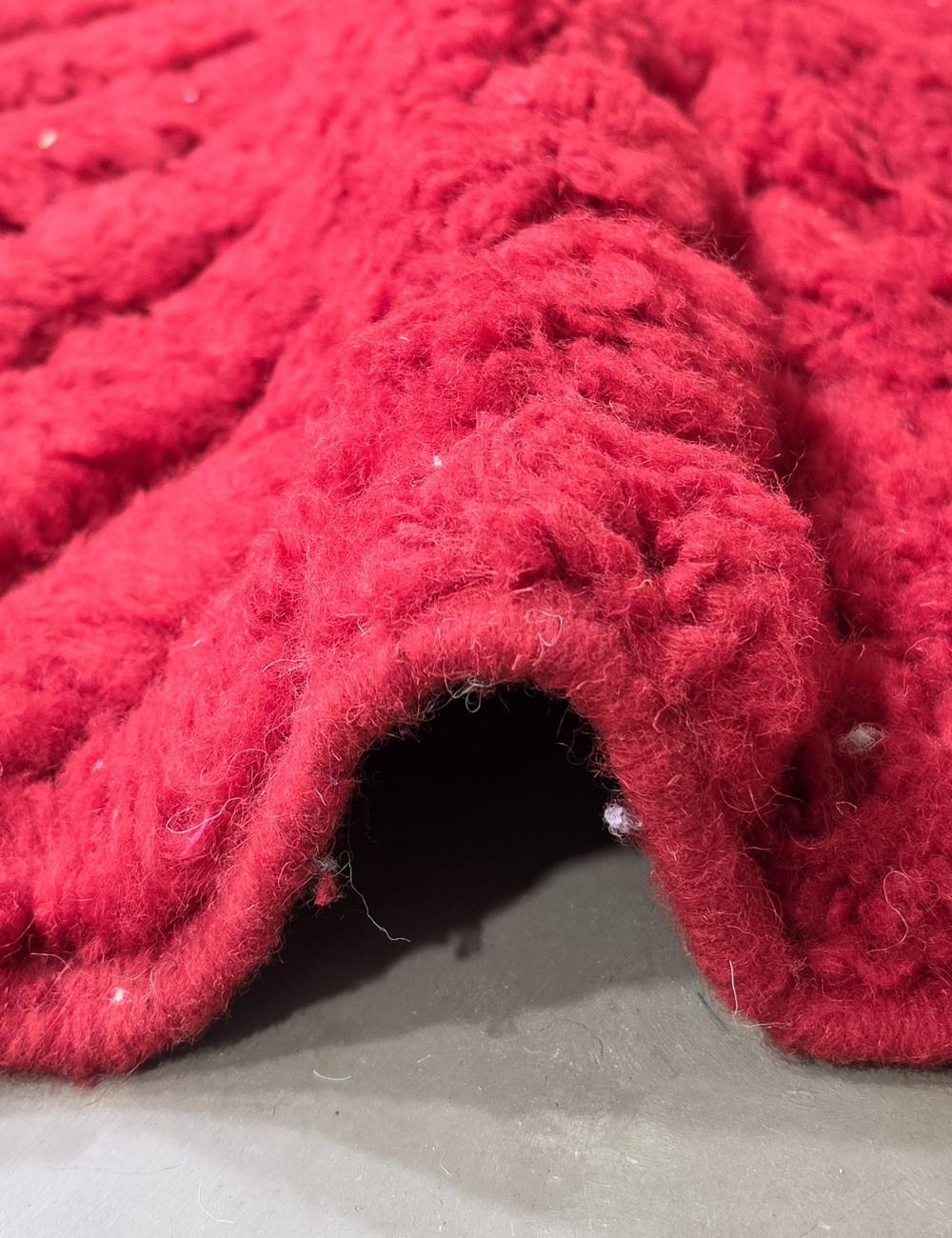 Red Moroccan Rug 9.8 x 8.2 ft / 300 x 250 cm