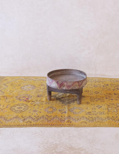 Saffron Yellow Moroccan Rug 5.9 x 4.1 ft / 181 x 125 cm - Surcoma