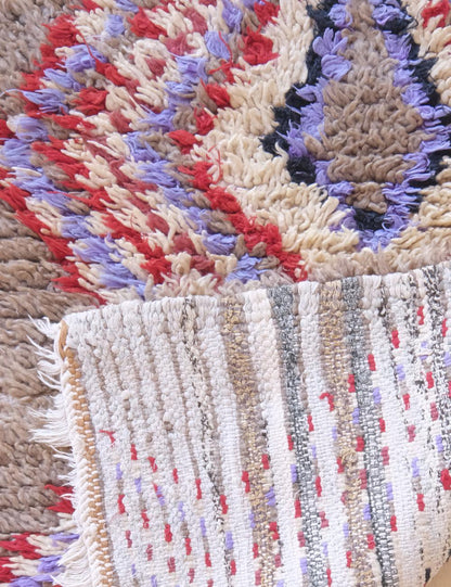 Small Accent Berber Rug 6 x 2.3 ft / 184 x 71 cm - Surcoma