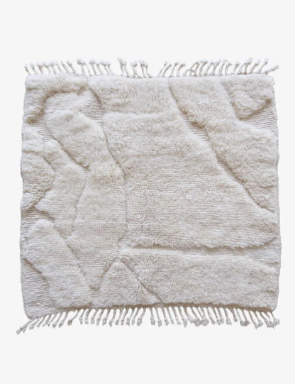 Small Luxury Beni Mrirt Rug 3.7 x 3.3 ft / 114 x 103 cm - Surcoma