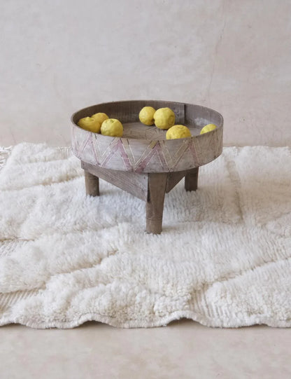 Small Luxury Beni Mrirt Rug 3.7 x 3.3 ft / 114 x 103 cm - Surcoma