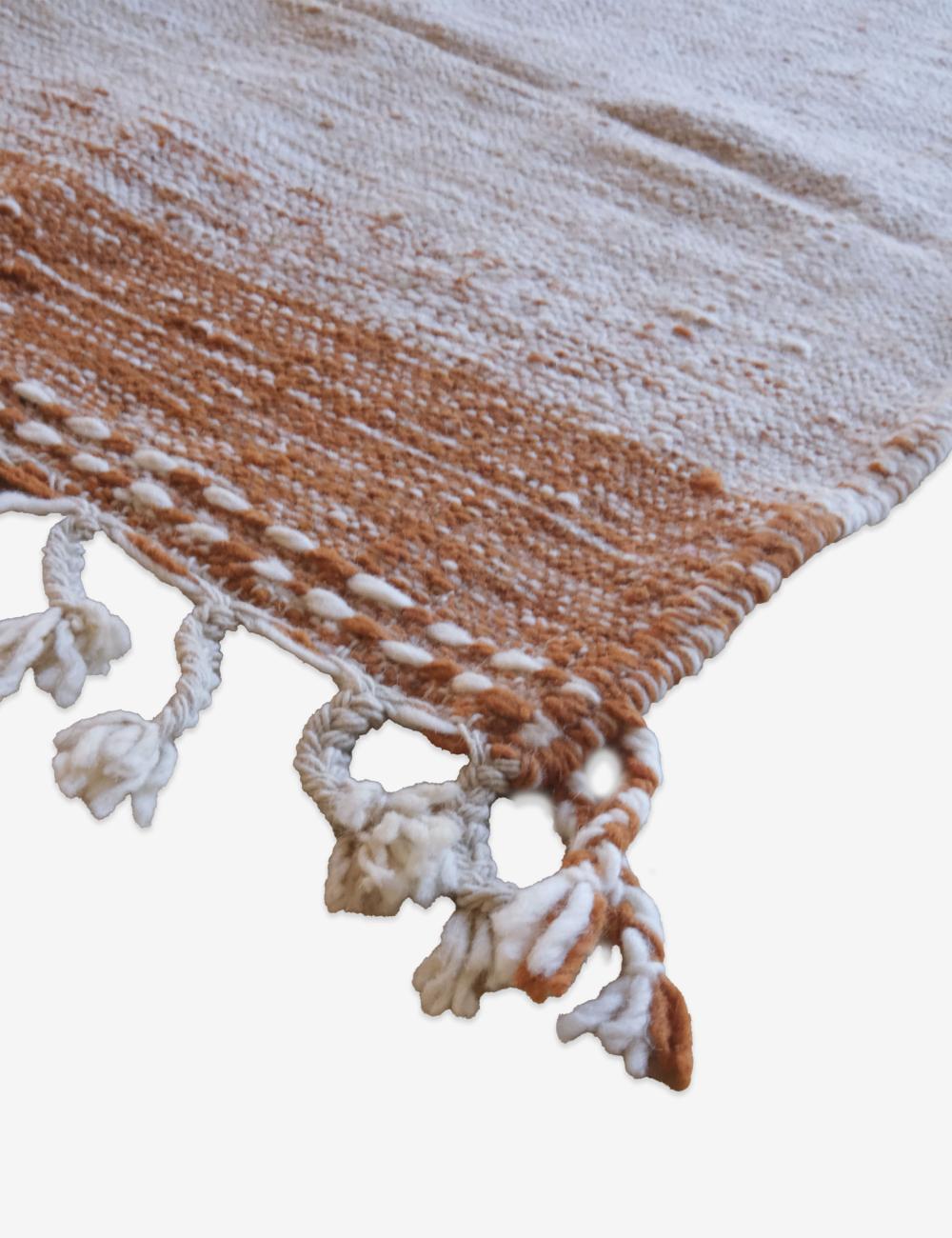 Small Moroccan Flatwoven Rug - 2.9 x 2.1 ft / 89 x 64 cm