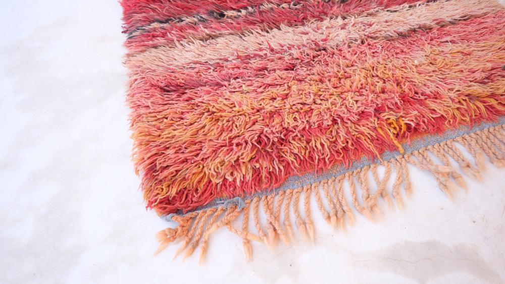 Small Moroccan Rug 2.9 x 2.6 ft / 87 x 81 cm - Surcoma