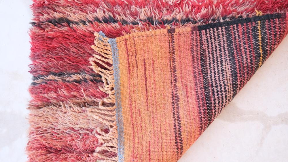Small Moroccan Rug 2.9 x 2.6 ft / 87 x 81 cm - Surcoma