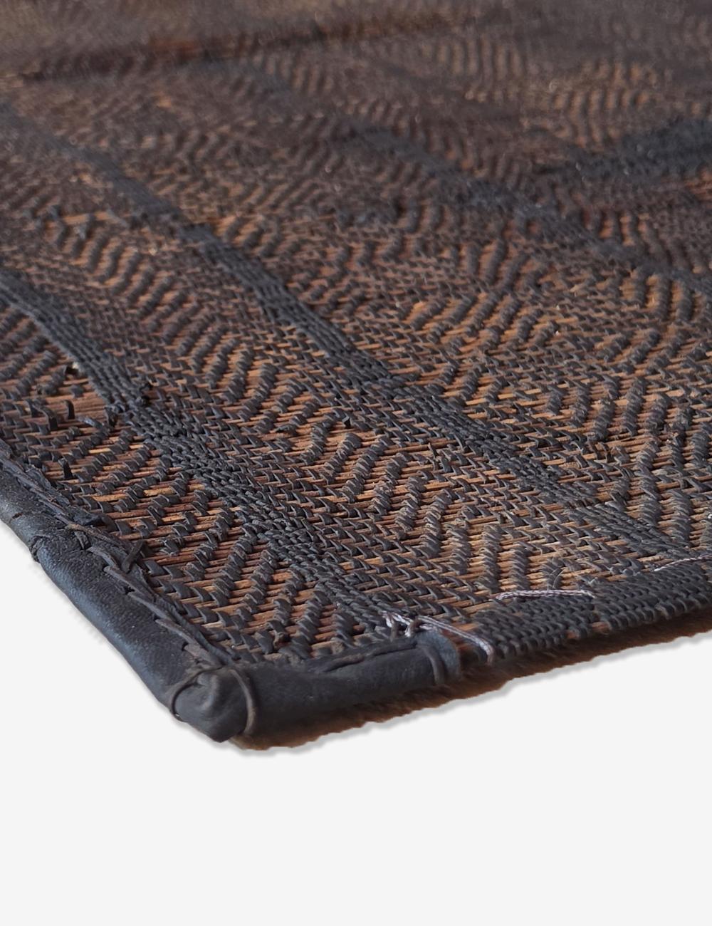Vintage Small Tuareg Mat 2.3 x 2.1 ft / 68 x 64 cm