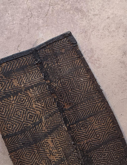 Vintage Small Tuareg Mat 2.3 x 2.1 ft / 68 x 64 cm