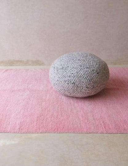 Solid Pink Moroccan Rug 8.3 x 5 ft / 254 x 155 cm - Surcoma