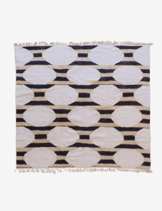 Square Modern Moroccan Rug 11.3 x 11 ft / 345 x 337 cm