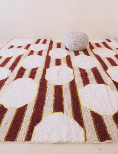 Square Modern Moroccan Rug 11.5 x 11.4 ft / 352 x 350 cm - Surcoma