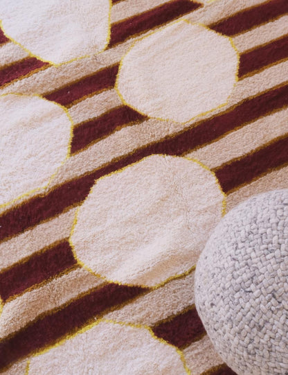 Square Modern Moroccan Rug 11.5 x 11.4 ft / 352 x 350 cm - Surcoma