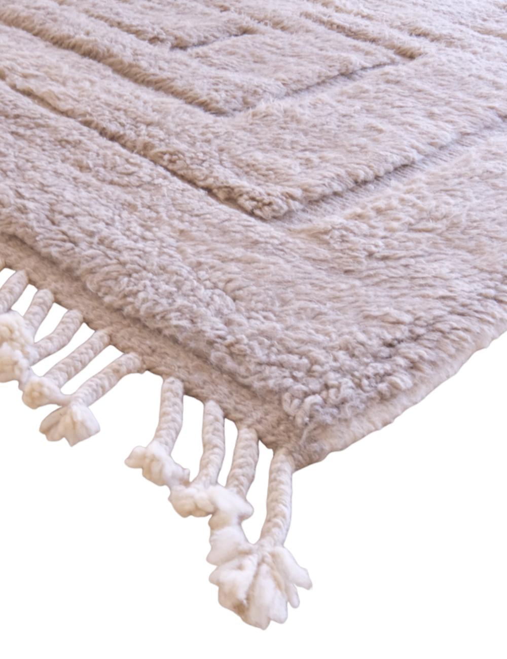 Neutral Moroccan Rug 11.2 x 7.9 ft / 342 x 242 cm