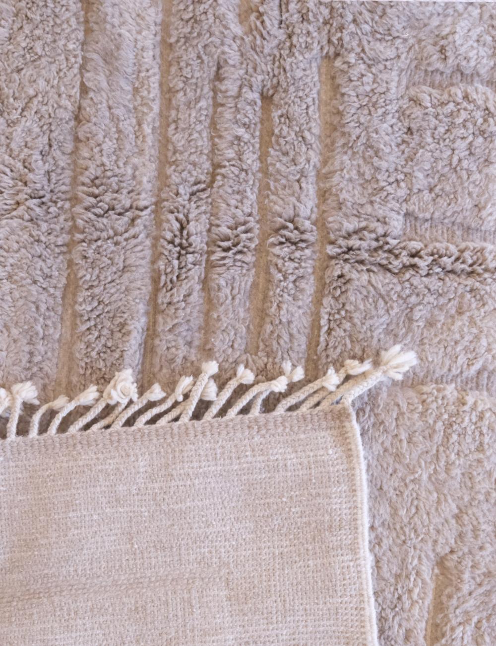 Neutral Moroccan Rug 11.2 x 7.9 ft / 342 x 242 cm