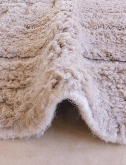 Neutral Moroccan Rug 11.2 x 7.9 ft / 342 x 242 cm - Surcoma