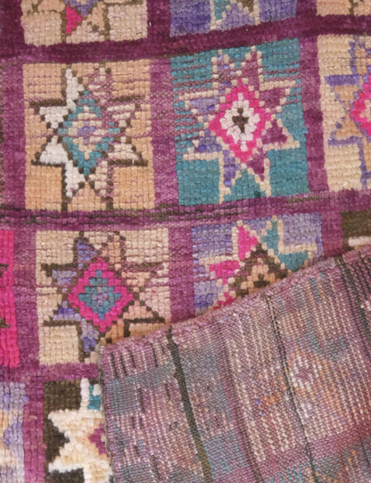 Tribal Moroccan Boujad Rug 9.5 x 5.4 ft / 290 x 167 cm - Surcoma