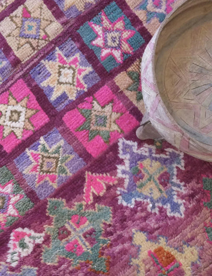 Tribal Moroccan Boujad Rug 9.5 x 5.4 ft / 290 x 167 cm - Surcoma