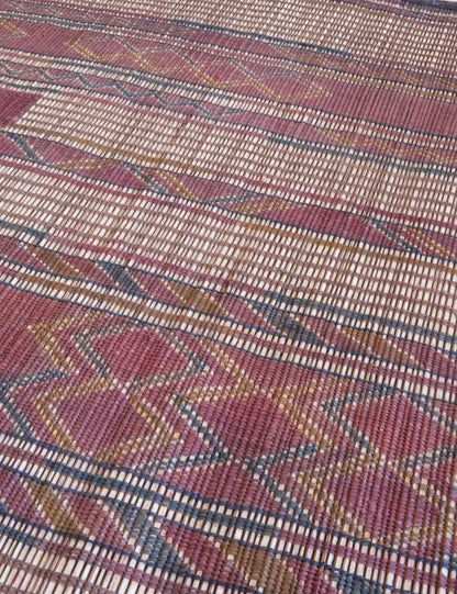 Small Nomadic Tuareg Mat 4.11 x 4.6 ft / 152 x 139 cm - Surcoma
