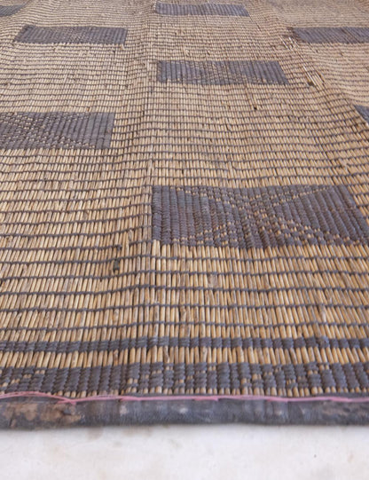 Small Tuareg Mat Rug 3.11 x 3.6 ft / 120 x 107 cm - Surcoma