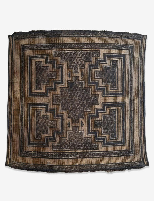 Collector Vintage Tuareg Mat 3.4 × 3.7 ft / 105 x 112 cm