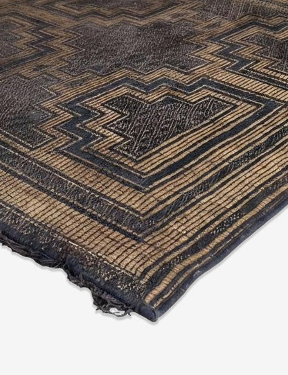 Collector Vintage Tuareg Mat 3.4 × 3.7 ft / 105 x 112 cm