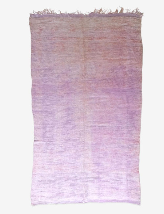 Moroccan Handwoven Lavender Purple Rug 10.4 x 5.5 ft / 318 x 169 cm