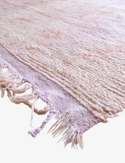 Moroccan Handwoven Lavender Purple Rug 10.4 x 5.5 ft / 318 x 169 cm - Surcoma