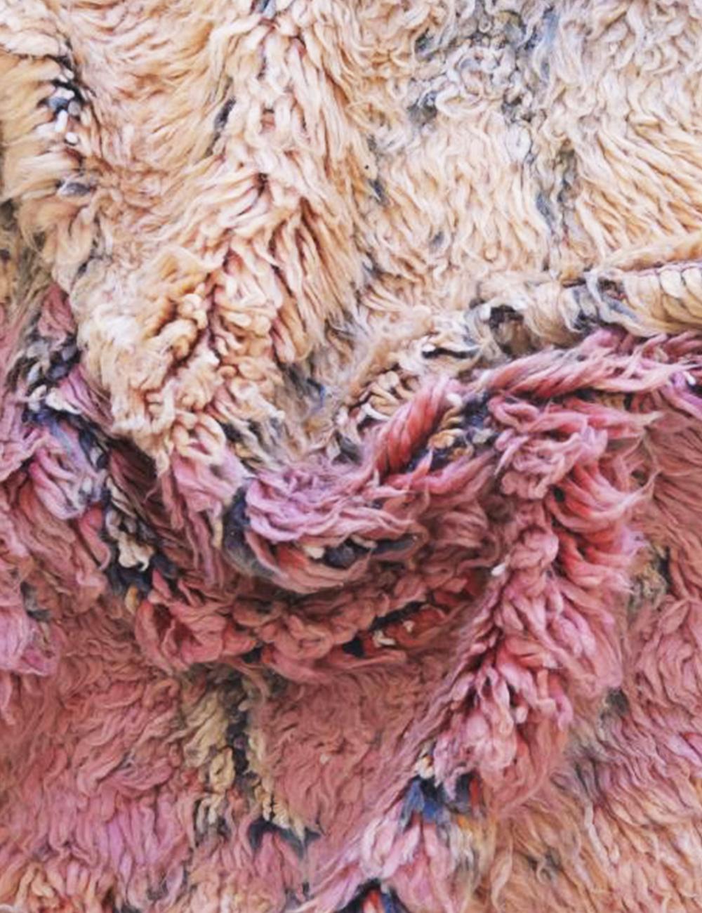 Moroccan Shaggy Wool Rug 9.7 x 6 ft / 295 x 185 cm