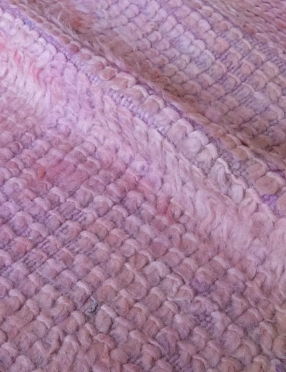 Moroccan Handwoven Lavender Purple Rug 10.4 x 5.5 ft / 318 x 169 cm - Surcoma