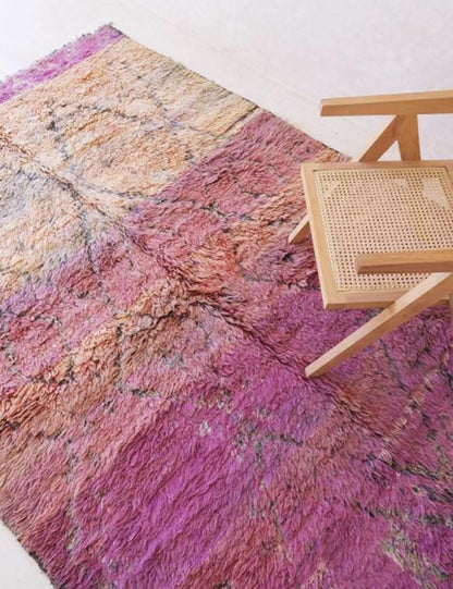 Moroccan Shaggy Wool Rug 9.7 x 6 ft / 295 x 185 cm