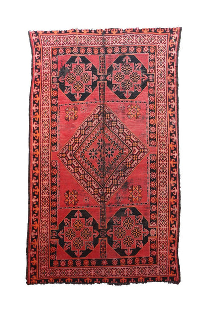 Unique Moroccan Vintage Rug 10.4 x 6.2 ft / 318 x 191 cm - Surcoma