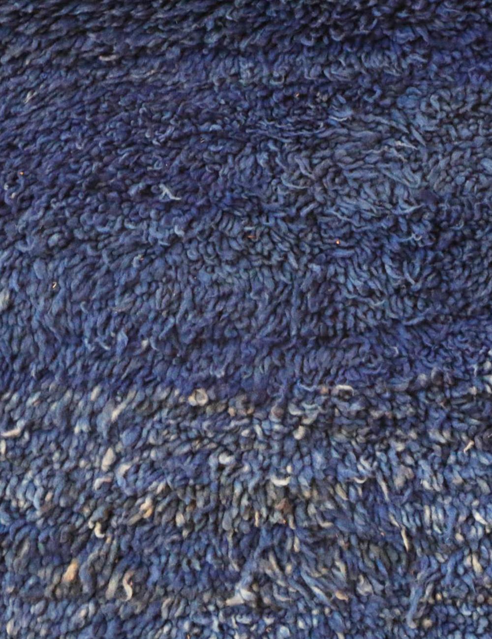 Blue Indigo Bedside Rug 5.5 x 3.2 ft / 167 x 100 cm