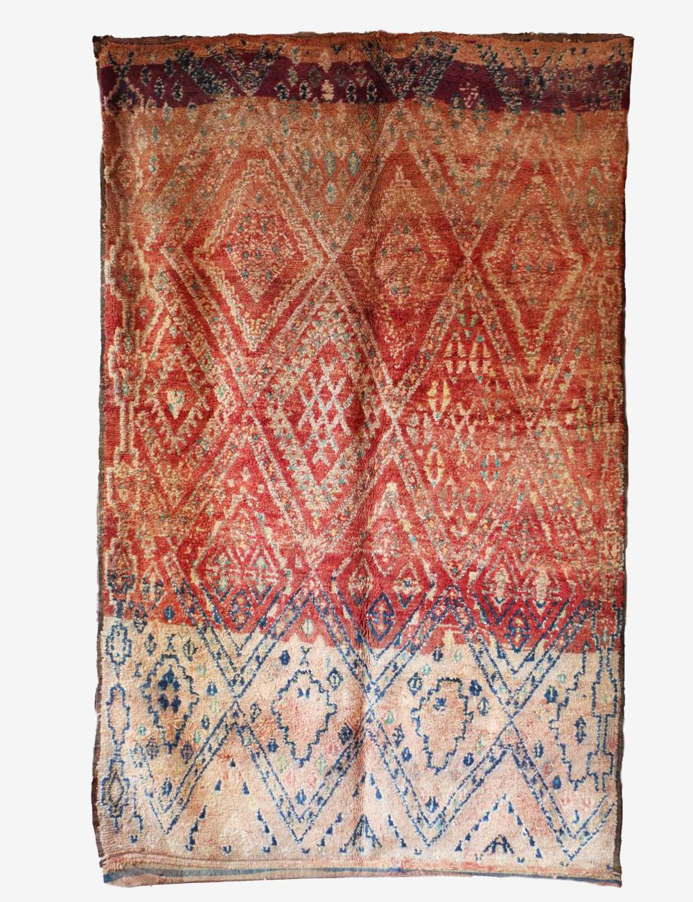 One of a kind Moroccan Rug 11.4 x 6.82 ft / 346 x 208 cm