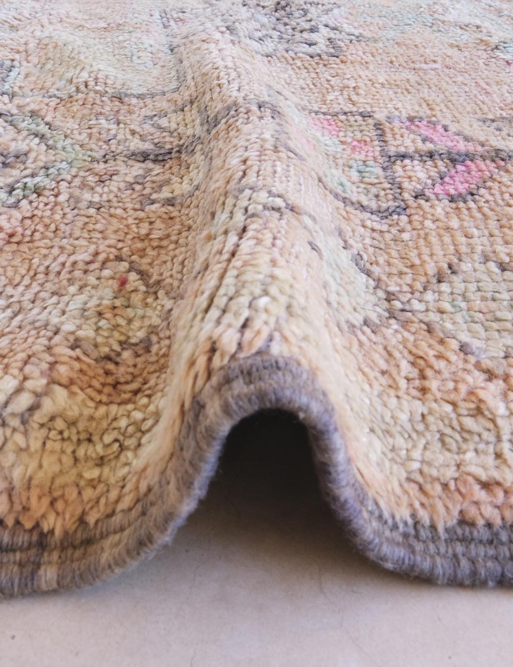 Unique Moroccan Wool Rug 12.1 x 6.2 ft / 370 x 190 cm