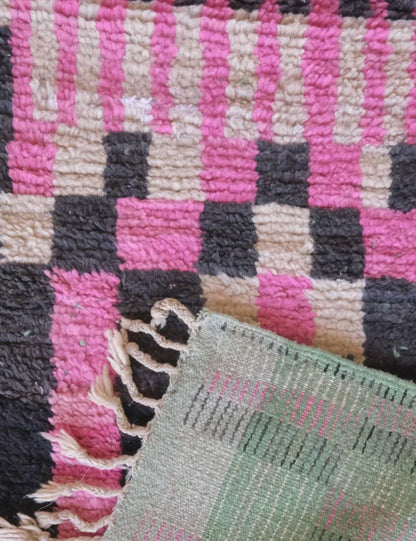 Vibrant Moroccan Runner Rug 11.6 x 2.7 ft / 354 x 83 cm - Surcoma
