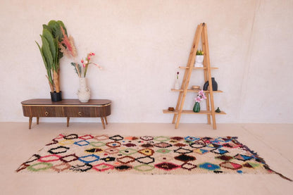 Vintage Azilal Runner Rug 10.1 x 3.2 ft / 308 x 99 cm - Surcoma