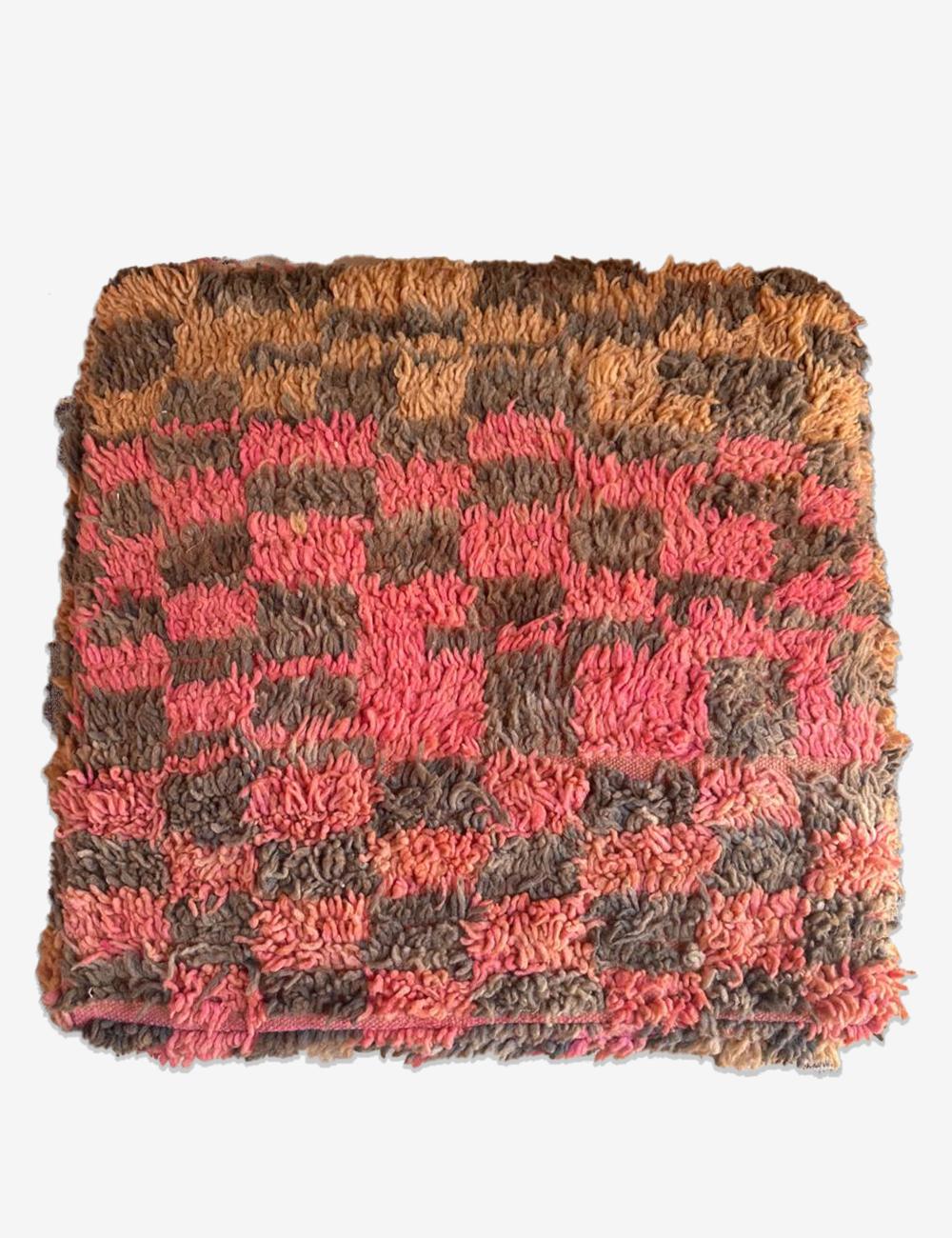 Checker Pattern Pouf