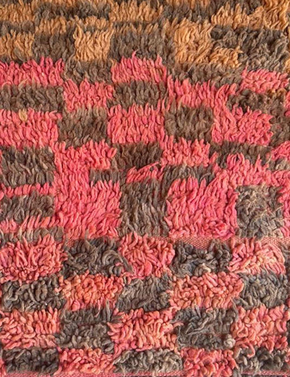 Checker Pattern Pouf
