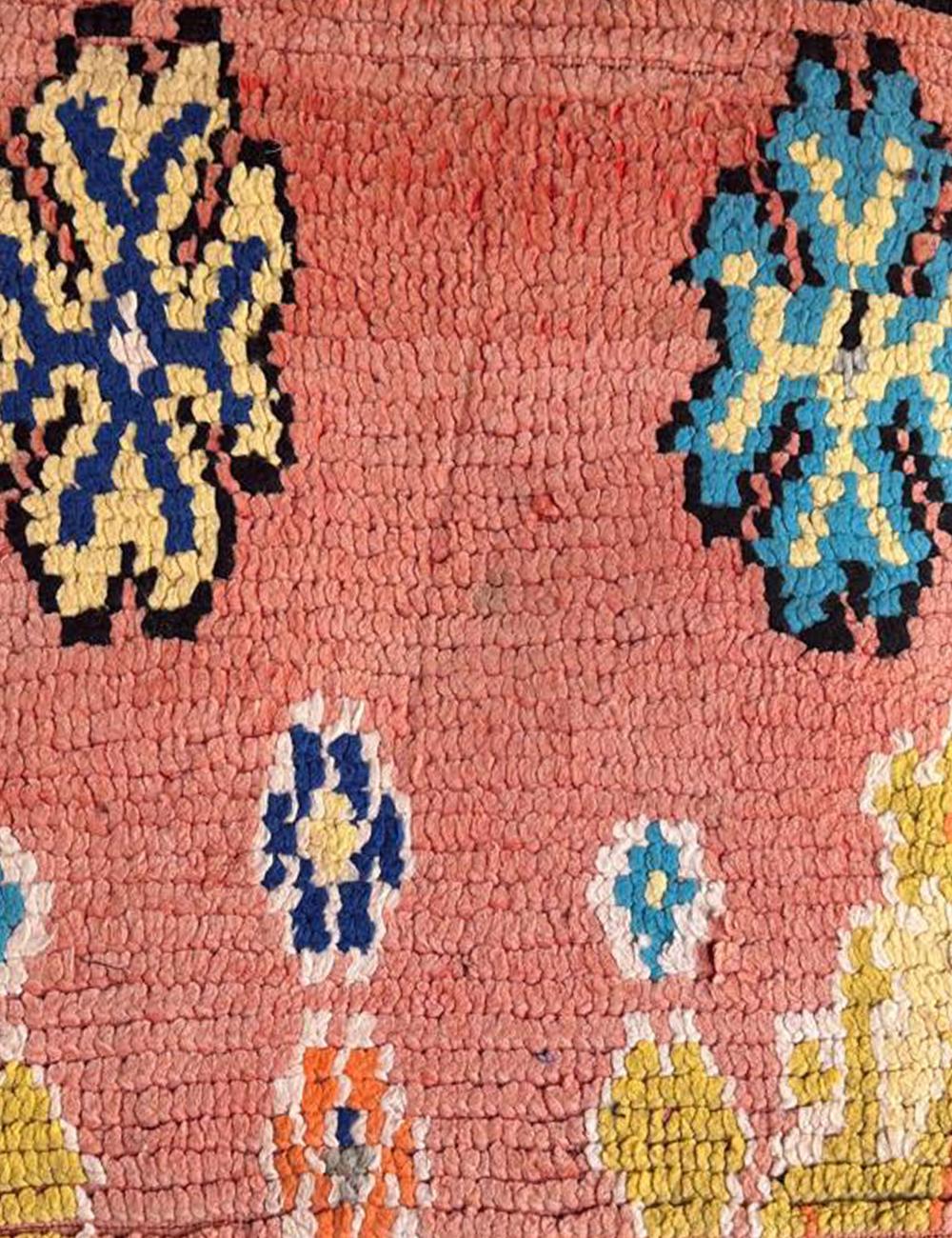 Pink Vintage Moroccan Floor Cushion