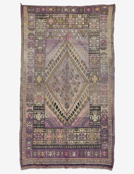 Vintage Moroccan Area Rug 9.8 x 5.8 ft / 300 x 177 cm