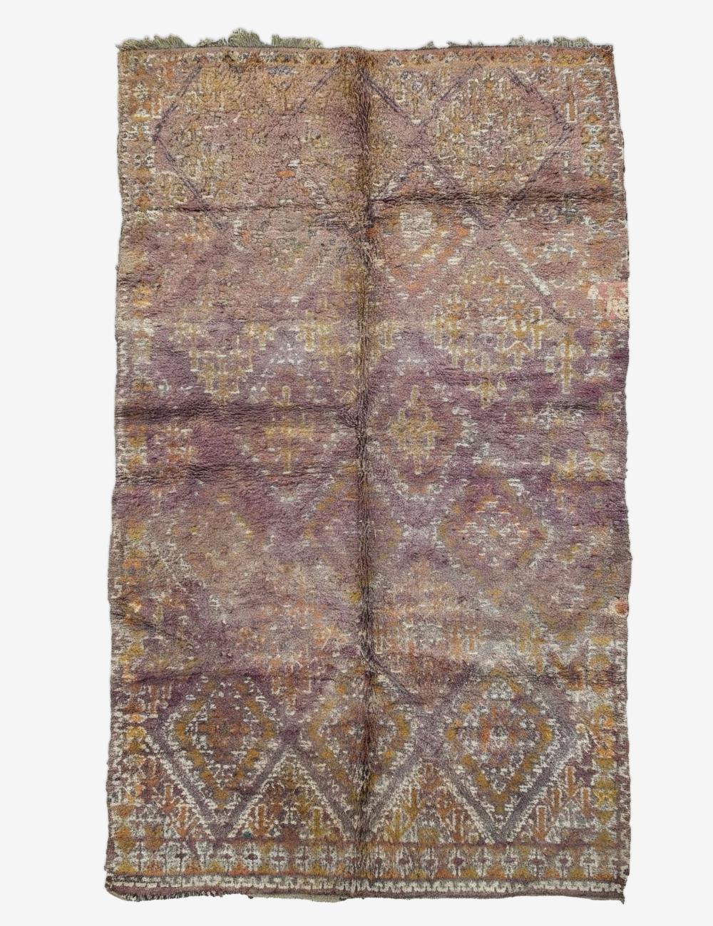 Vintage Purple Moroccan Rug 10.6 x 6.5 ft / 323 x 200 cm