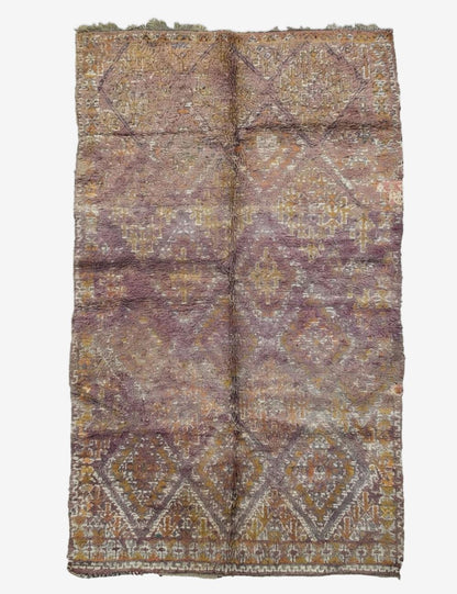 Vintage Purple Moroccan Rug 10.6 x 6.5 ft / 323 x 200 cm