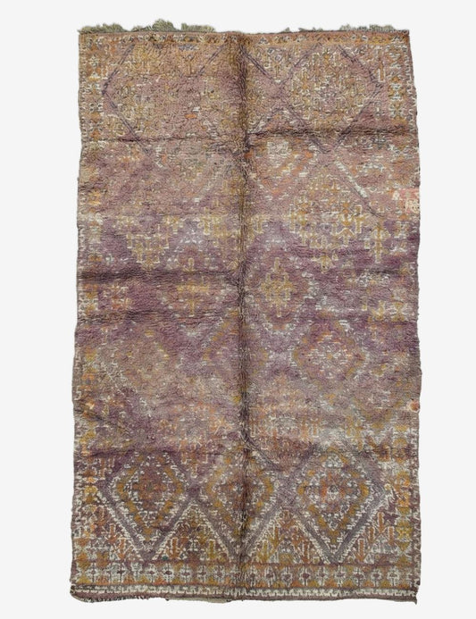 Vintage Purple Moroccan Rug 10.6 x 6.5 ft / 323 x 200 cm