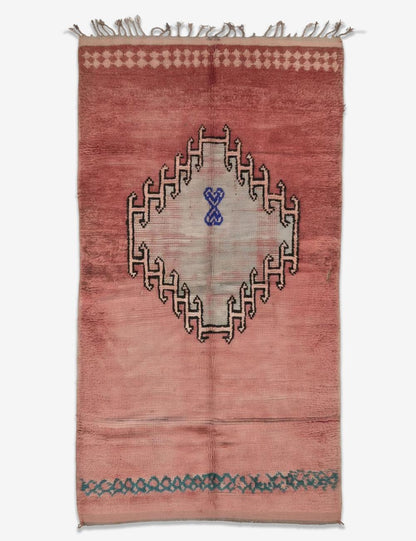 Faded Pink Rug 11 x 5.5 ft / 336 x 170 cm
