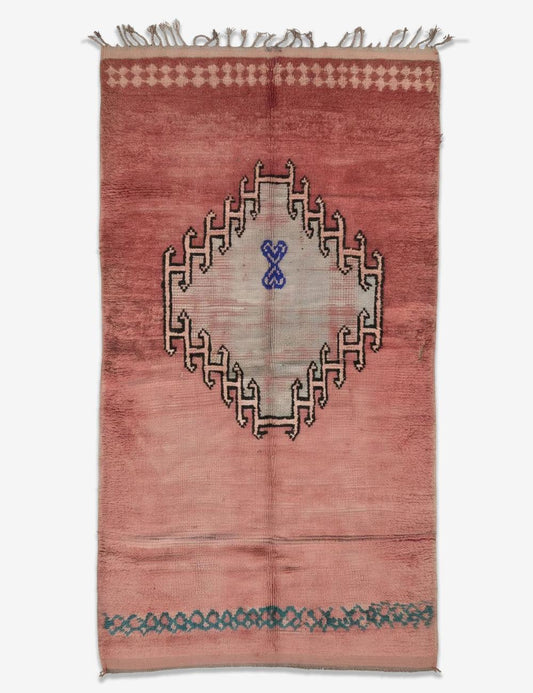 Faded Pink Rug 11 x 5.5 ft / 336 x 170 cm