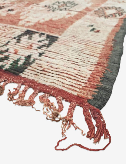 Faded Blush Moroccan Rug 11.2 x 5.2 ft / 340 x 161 cm