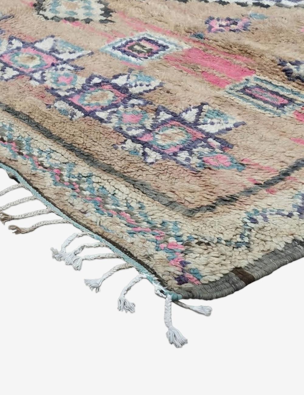 Vintage Boujad Rug 10.5 x 6 ft / 320 x 184 cm