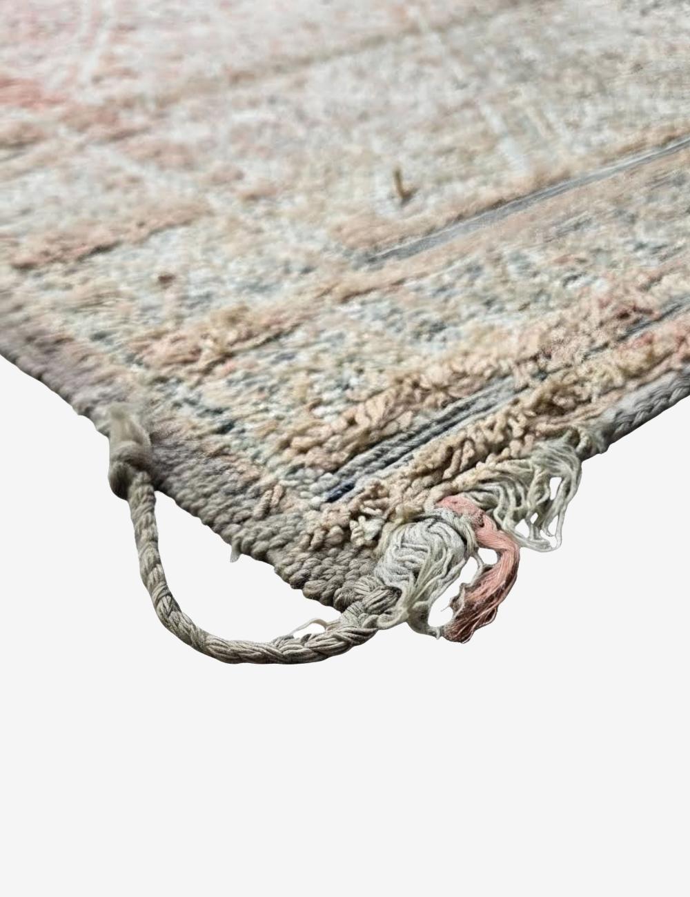 Handmade Faded Berber Wool Rug 10 x 6.4 ft / 305 x 195 cm