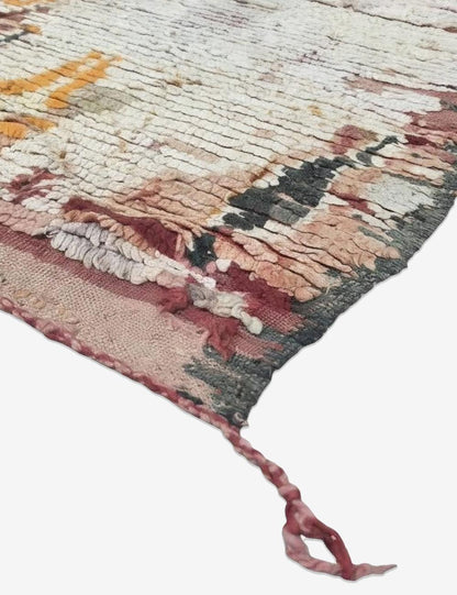 Abstract Berber Carpet 8.1 x 5.3 ft / 247 x 164 cm
