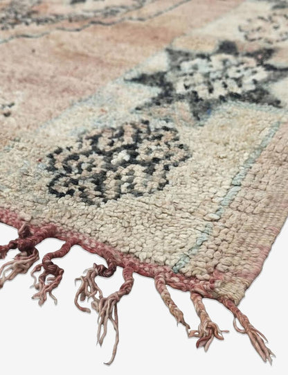 Soft Blush Moroccan Rug 9.7 x 5.3 ft / 296 x 164 cm